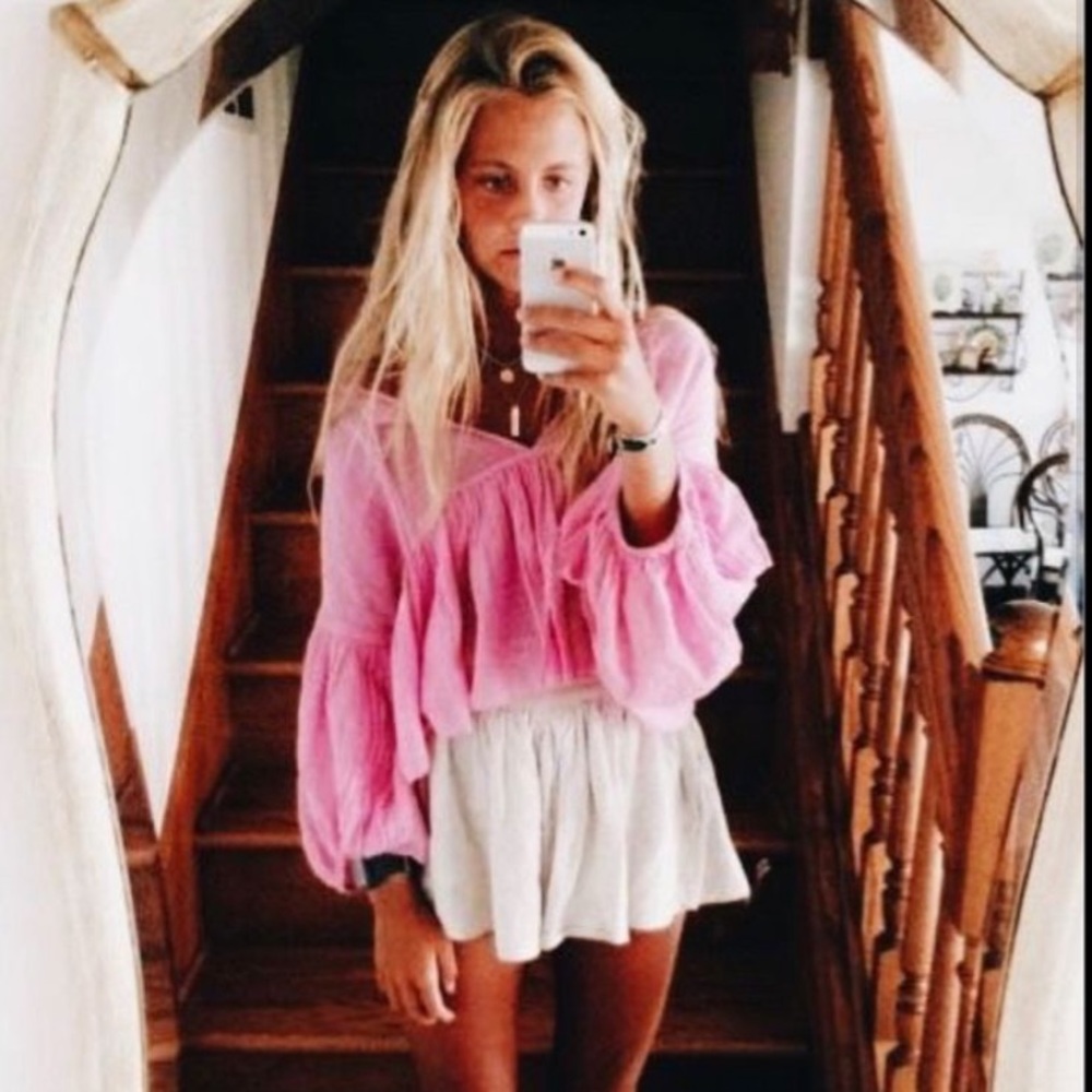 ISO| FREE PEOPLE BEUMONT MEW BLOUSE
